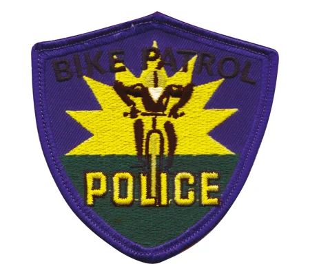 Police Shoulder Patch Bike Patrol Officer
