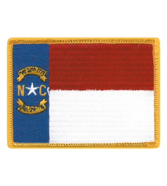 NC North Carolina State Flag Patch