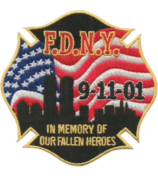 911 NYFD Tribute Shoulder Chest Embroidered Patch Towers