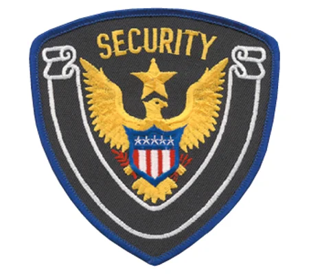 Eagle Center Star Shoulder Patch Security Officer Midnight - Navy
