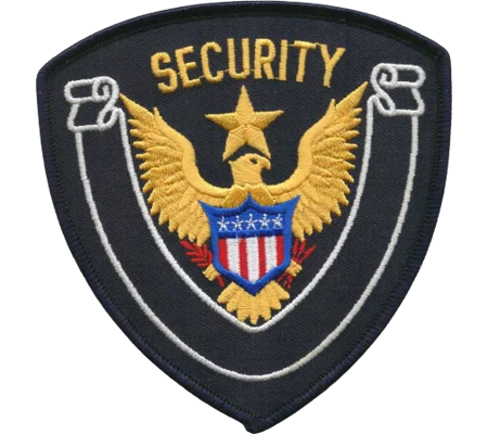 Eagle Center Star Shoulder Patch Security Officer Midnight - Midnight