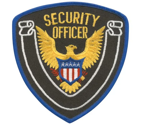 Eagle Center Shoulder Patch Security Officer Navy - Royal