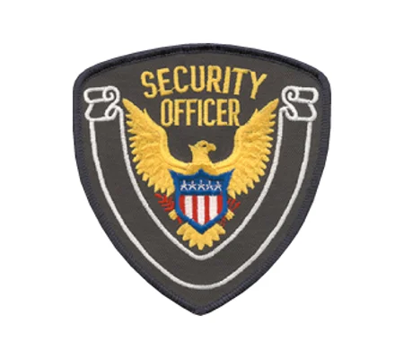 Eagle Center Shoulder Patch Security Officer Navy - Navy