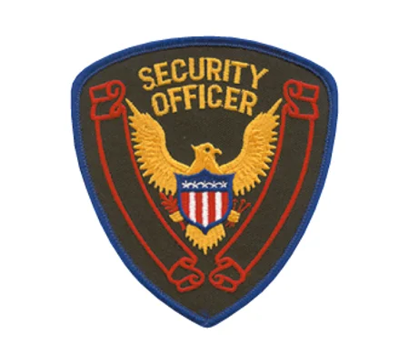 Eagle Center Shoulder Patch Security Officer Midnight - Royal - Red