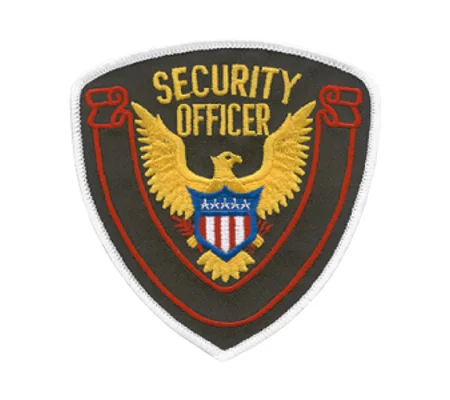 Eagle Center Shoulder Patch Security Officer Midnight - White - Red
