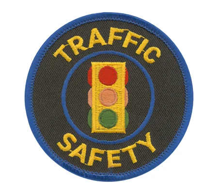 Police Traffic Safety Shoulder Patch