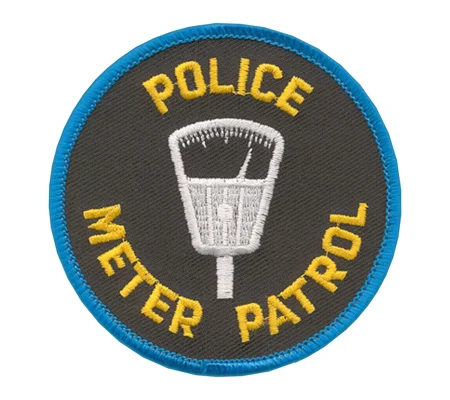 Police Meter Patrol Shoulder Patch
