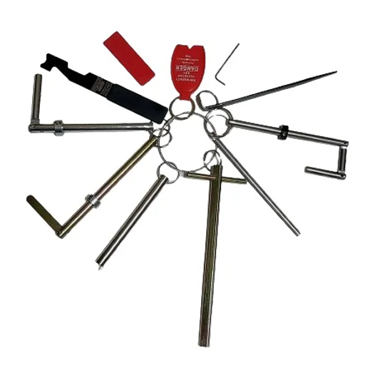 Firefighter Elevator Door Keys Tools Master Set
