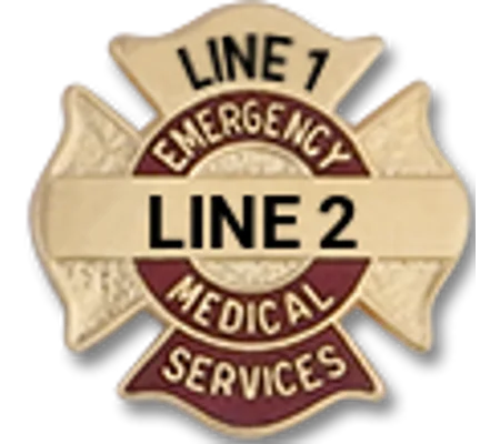Custom Engraved Maltese Cross Tac Emergency Medical Service