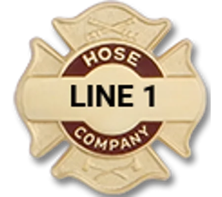 Custom Engraved Maltese Cross Tac Hose Company