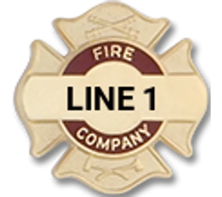 Custom Engraved Maltese Cross Tac Fire Company