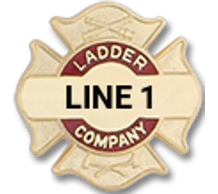 Custom Engraved Maltese Cross Tac Ladder Company