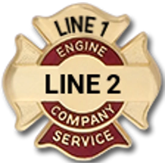 Custom Engraved Maltese Cross Tac Engine Company Service