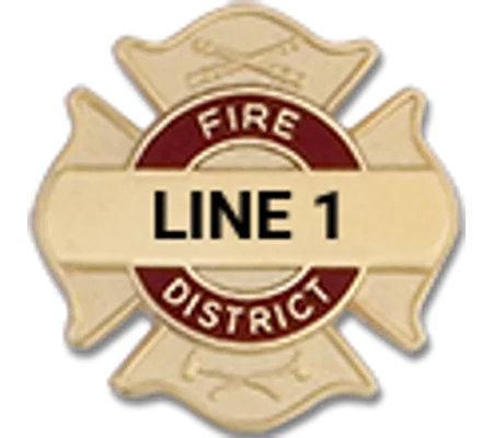 Custom Engraved Maltese Cross Tac Fire District