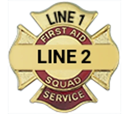 Custom Engraved Maltese Cross Tac First Aid Squad Service