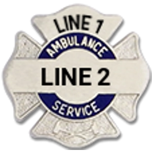 Custom Engraved Maltese Cross Tac Ambulance Service