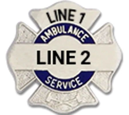 Custom Engraved Maltese Cross Tac Ambulance Service