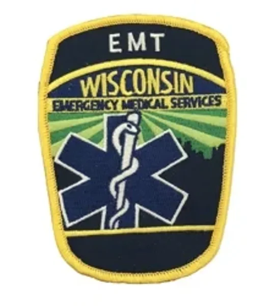 WI Wisconsin EMS Shoulder Patch EMT