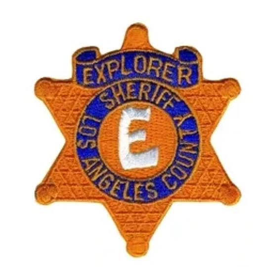 CA California State Deputy Sheriff Badge Patch Gold Explorer