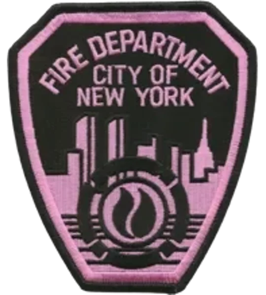 FDNY City of New York Fire Department Patch Pink