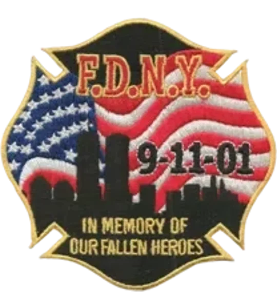 911 NYFD Tribute Shoulder Chest Embroidered Patch Towers