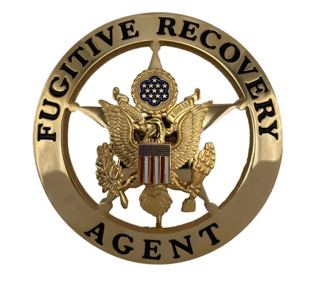 Fugitive Recovery Agent Badge Gold Opt 2