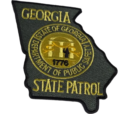 GA Georgia State Patrol Shoulder Patch Olive Drab Tactical
