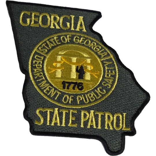 GA Georgia State Patrol Shoulder Patch Olive Drab Tactical