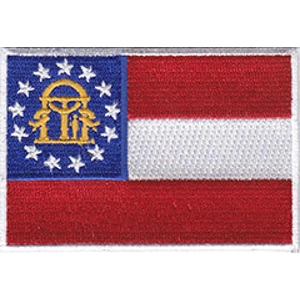 GA Georgia State Flag Patch