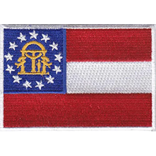 GA Georgia State Flag Patch