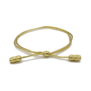 Cap Cord with Tassel Trooper Style Acorns Gold