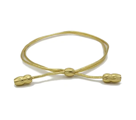 Cap Cord with Tassel Trooper Style Acorns Gold