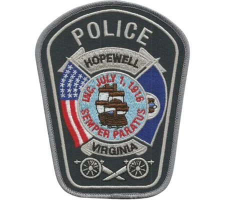 Virginia VA Hopewell Police Department Shoulder Patch