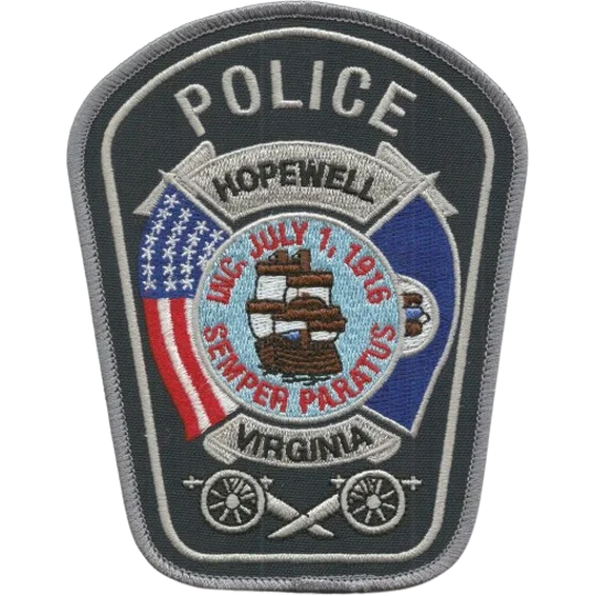 Virginia VA Hopewell Police Department Shoulder Patch