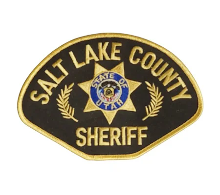 UT Utah State Salt Lake County Sheriff Shoulder Patch Brown