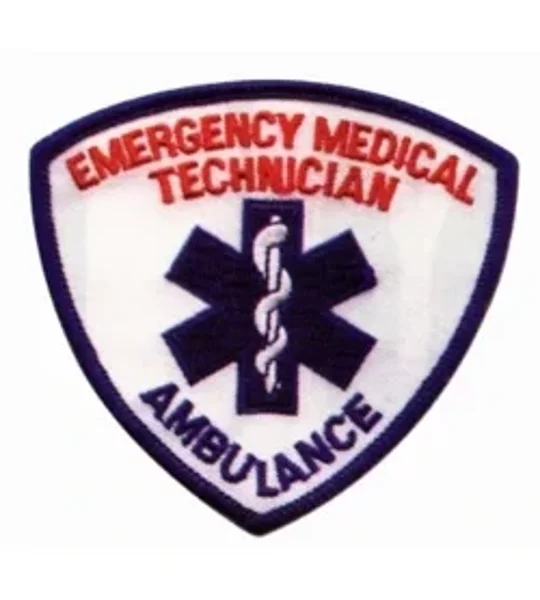 Emt Ambulance White Blue Red