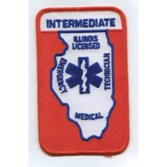 IL Illinois Licensed EMS Intermediate Shoulder Patch