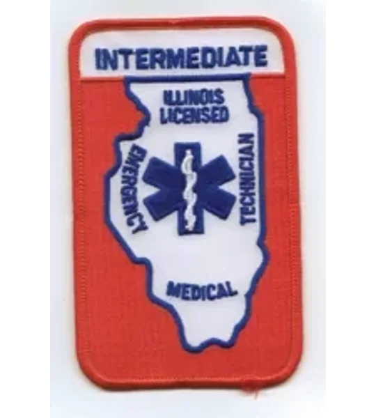 IL Illinois Licensed EMS Intermediate Shoulder Patch