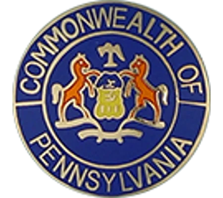 Collar Insignia Tac Pin State Seal PA Pennsylvania