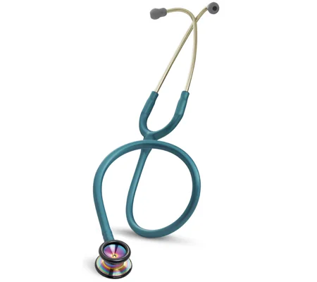 3M Littmann Classic II Pediatric Stethoscope Caribbean Blue - Rainbow