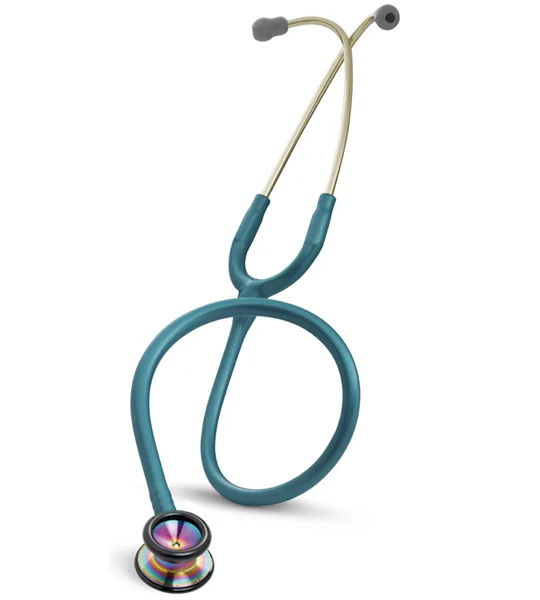 3M Littmann Classic II Pediatric Stethoscope Caribbean Blue - Rainbow