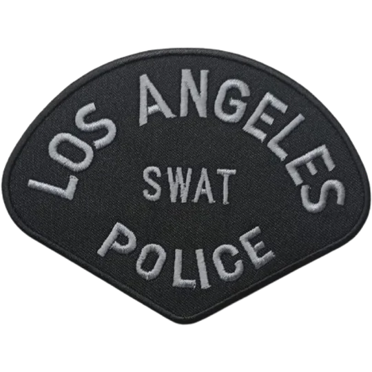 CA California State LAPD Los Angeles Police Swat Shoulder Patch Subdued