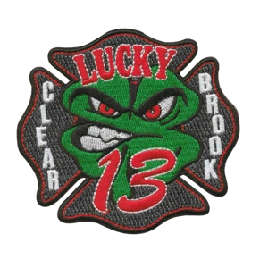 VA Clear Brook Fire & Rescue Lucky 13 Shoulder Patch