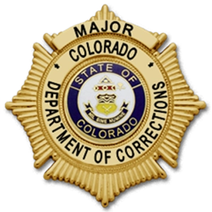Colorado Department of Corrections Badge Major
