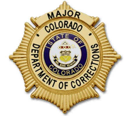 Colorado Department of Corrections Badge Major