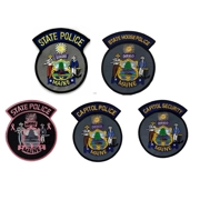 ME Maine State Police Shoulder Patch Collection Set of 5