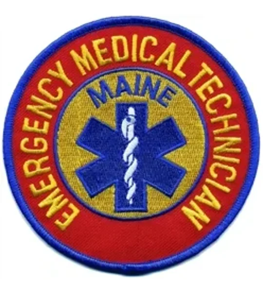 ME Maine EMT Emergency Medical Technician Shoulder Patch