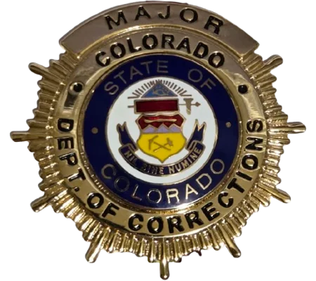 Colorado Department of Corrections Dress Badge Major
