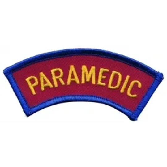 ME Maine EMT Shoulder Patch Rocker Paramedic