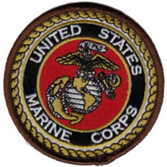 US Marine Corps Circle Shoulder - Hat Patch